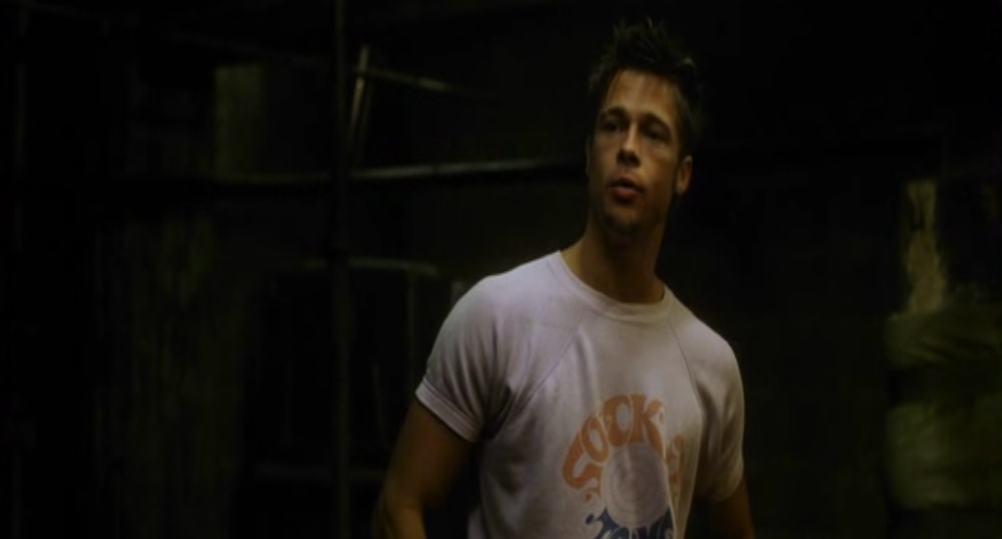 Fight Club T-Shirt Sock it to me Mens Tyler Durden Movie Unisex Top Brad Pitt